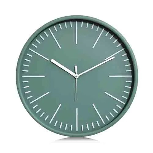 Green Printed Wall Clock