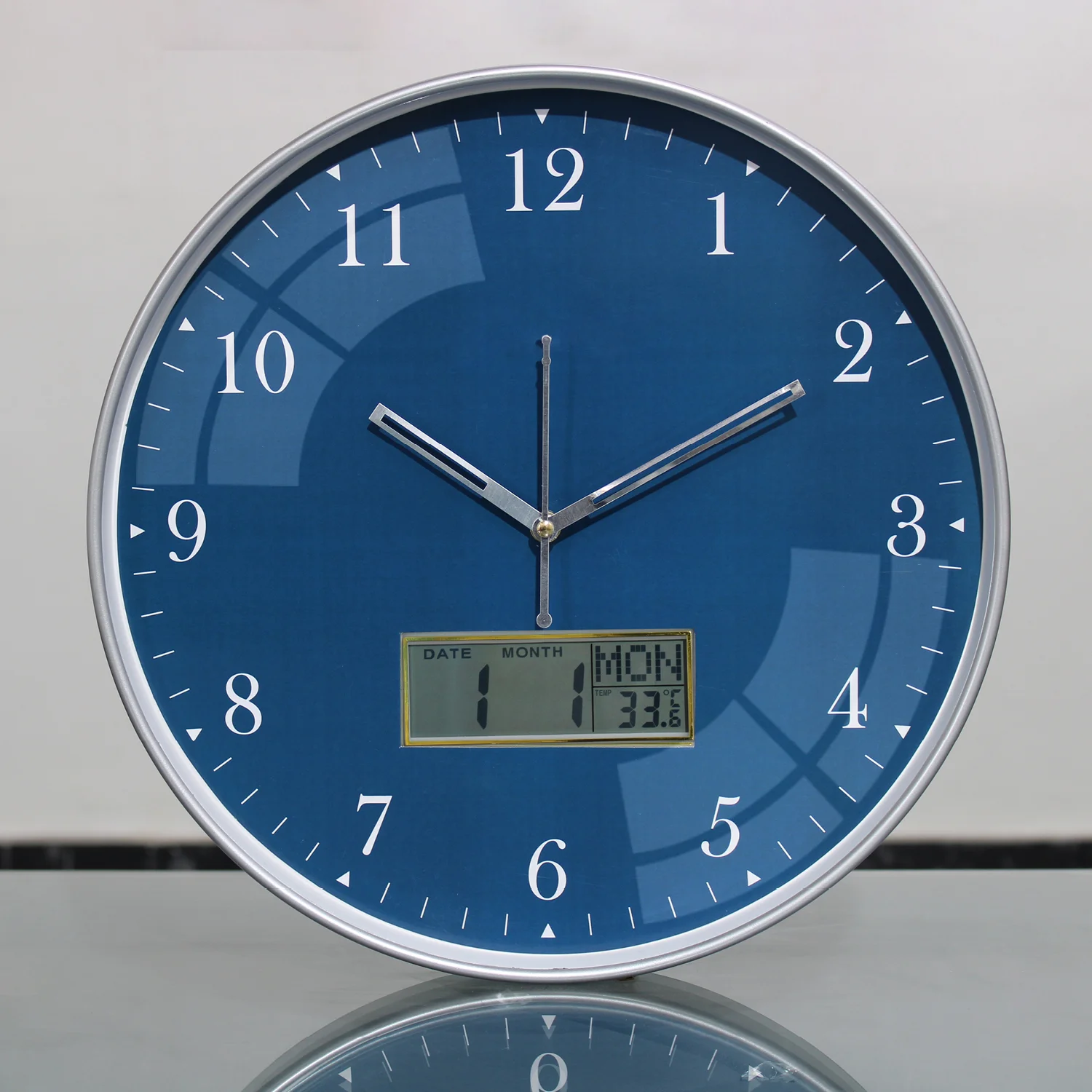 Temperature LCD Display Dual Time Clock