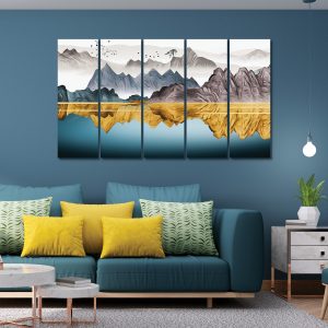 The Mirror of the Mountain | Premium Wall Painting