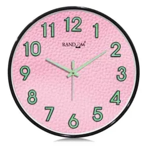 3D Radium Numbers Green Wall Clock