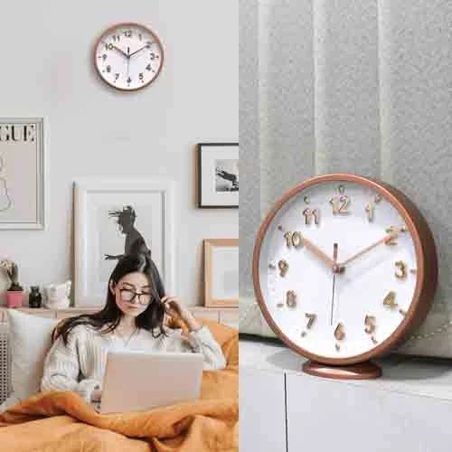 Embossed Foiling Wall Clock