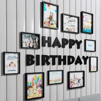 Personalized Happy Birthday Photo Frames