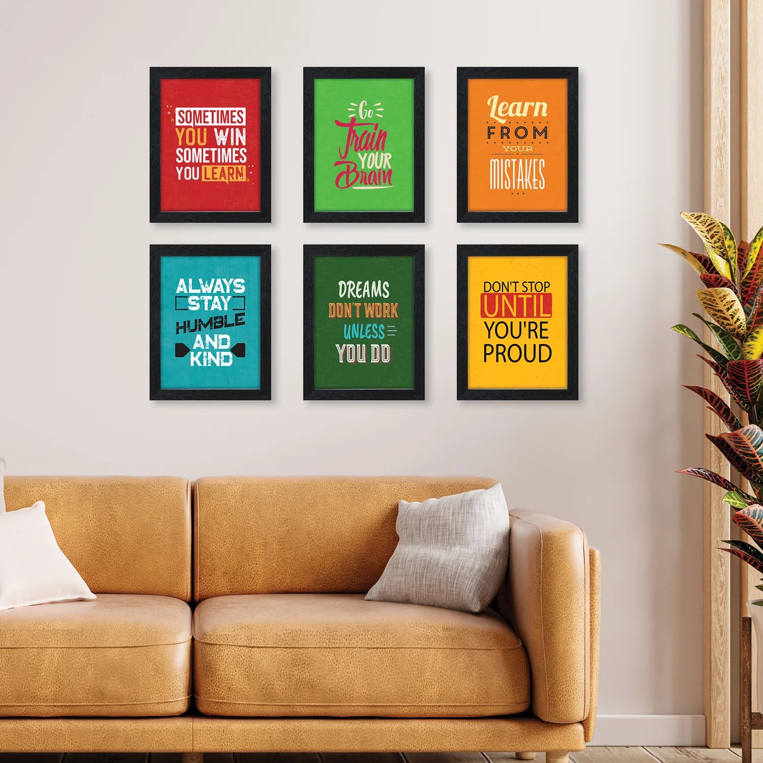 Set of 6 Synthetic Frames