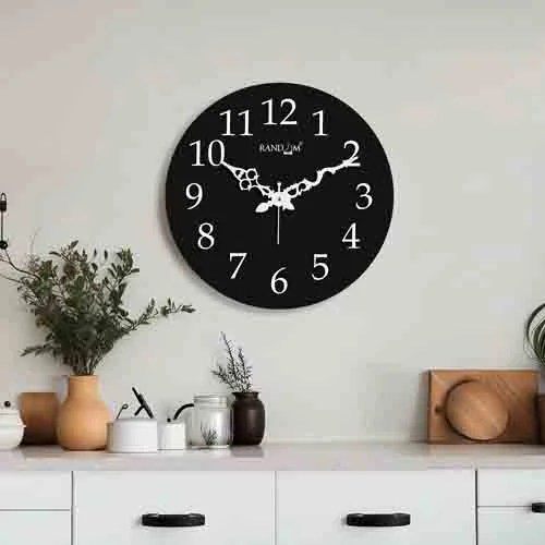 Black Analogue Wall Clock