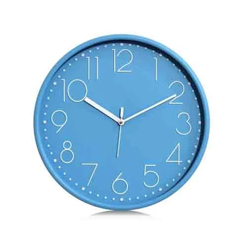 Blue Printed Wall Clock
