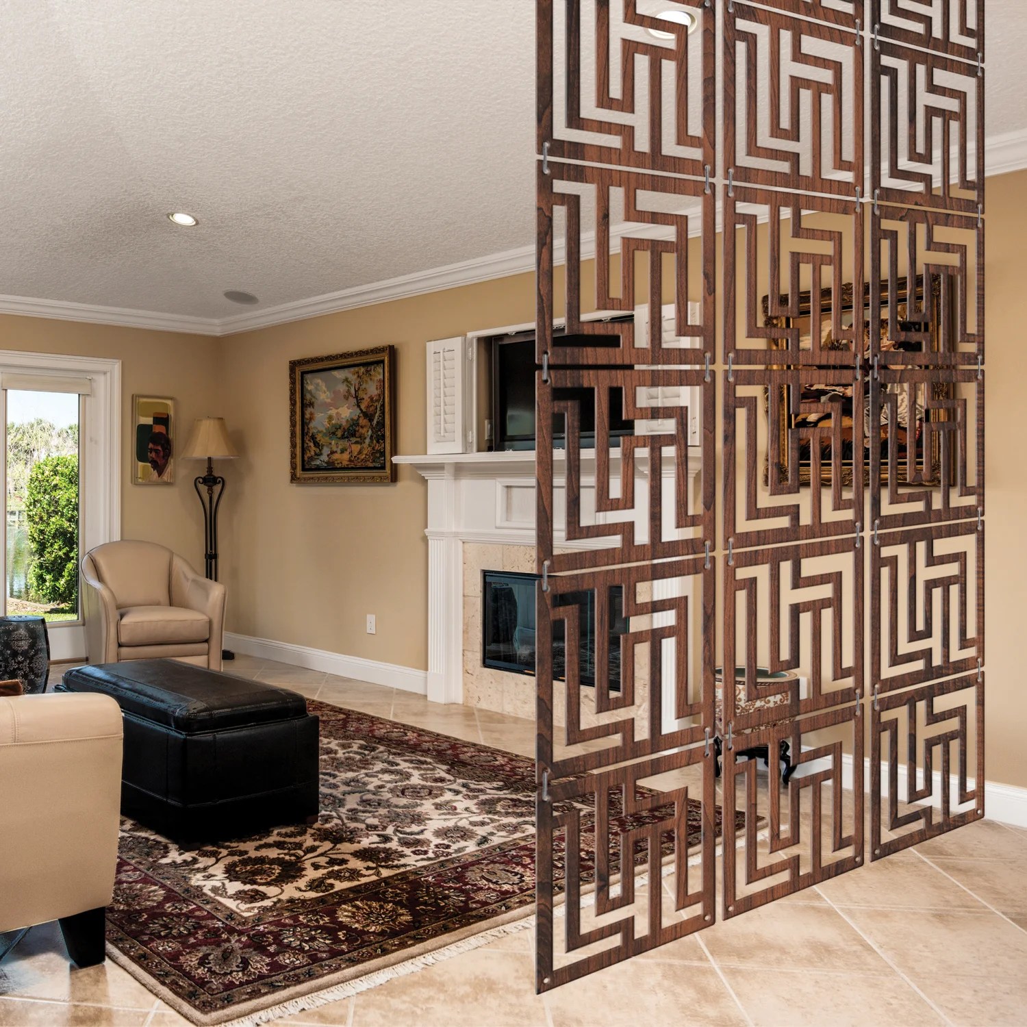 SCREEN &amp; DIVIDER (Hanging DIY Attractive Pattern Panels Wall )