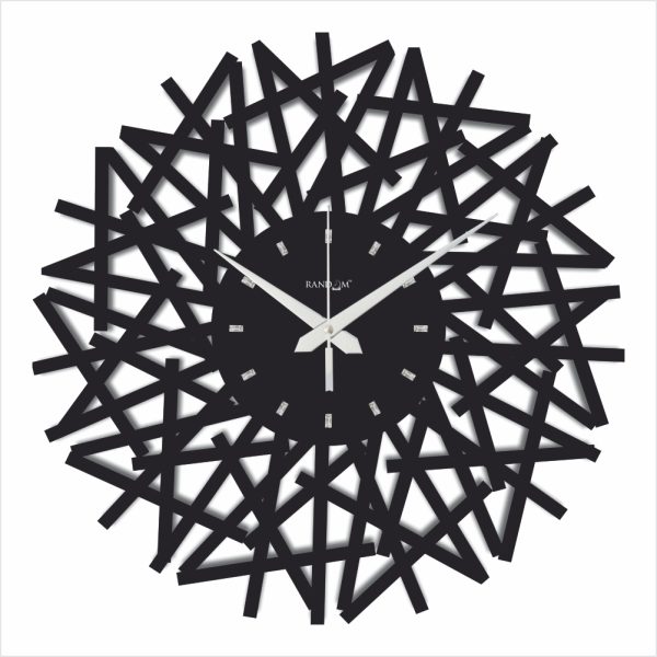 Black Dial Analogue Wall Clock