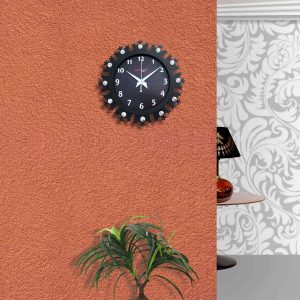 Black Dial Analogue Wall Clock