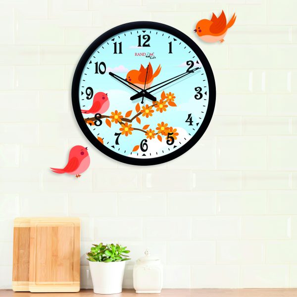 Black Round Wall Clock