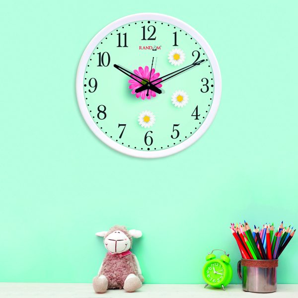 White Round Wall Clock