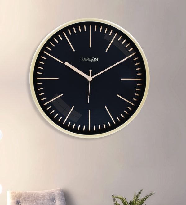 Black Toned Wall Clock