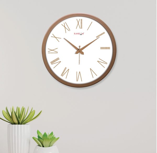 Copper Tonned Wall Clock