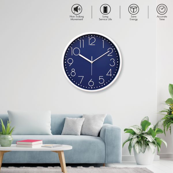 Blue Wall Clock