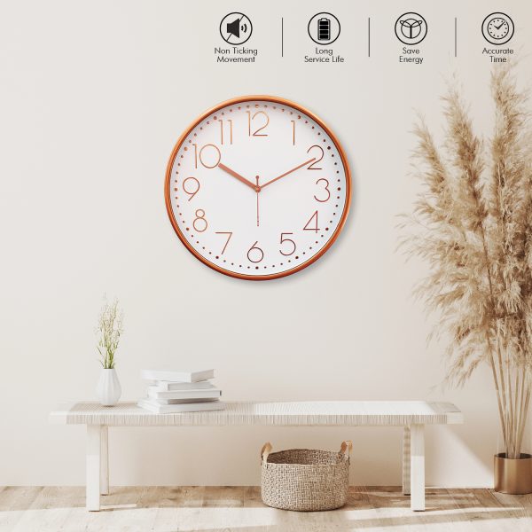 Random Gold Toned Wall Clock