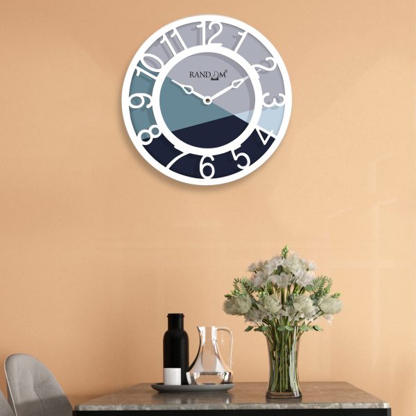 White Printed Wall Clock