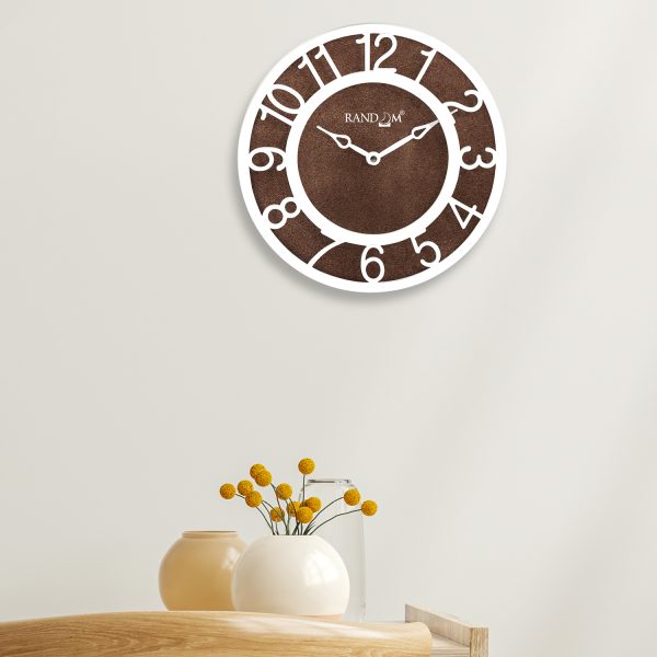 Coffee Brown Wall Clock