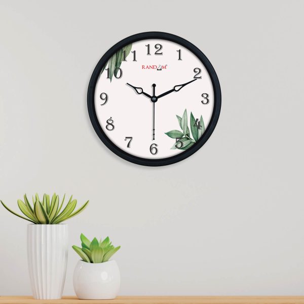 Leaf Printed Analogue Wall Clock