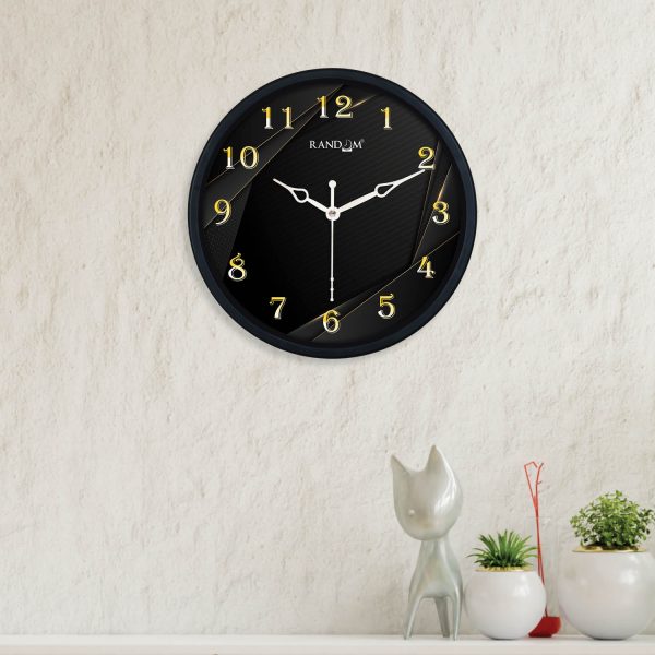 Black Contemporary Wall Clock