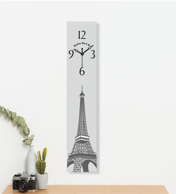 Eiffel Tower Rectangle Wall Clock