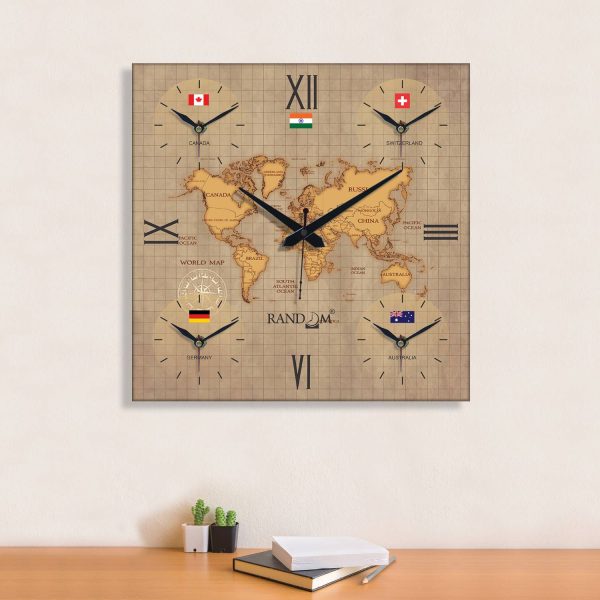 Time Warp World Wall Clock