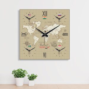 World Wall Clock for Home