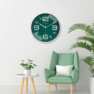 Modern Stylish Green Wall Clock