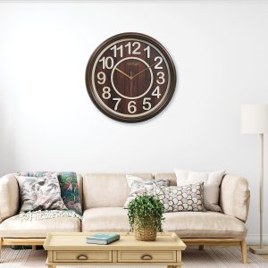 Wall Clock Wooden Frame