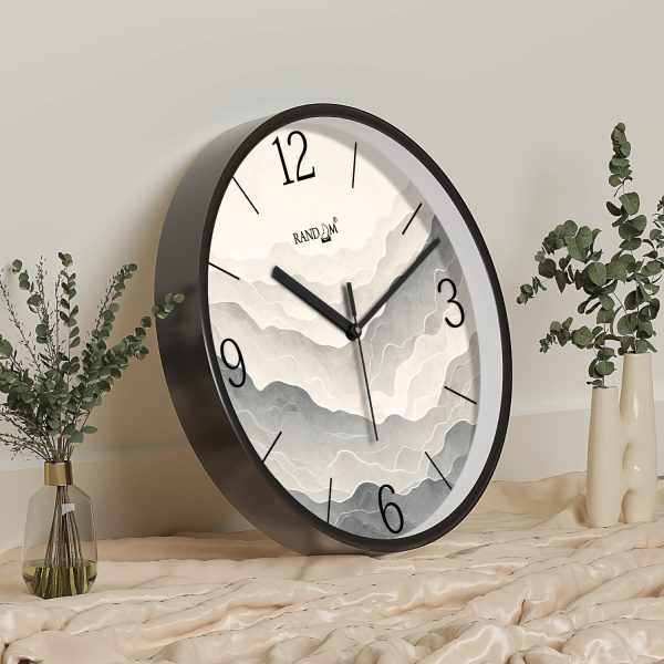 White Printed Wall Clock