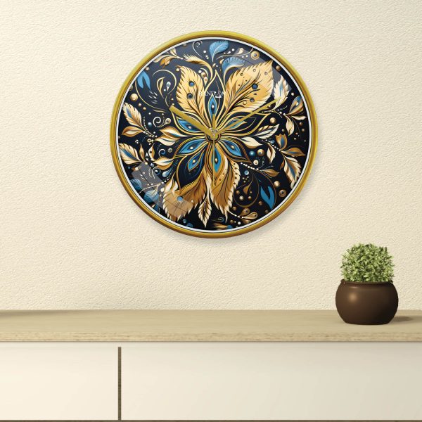 Gold Toned Wall clock